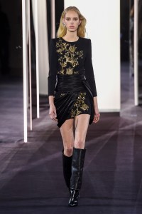 Model on the catwalk