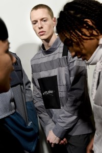 Backstage at A-Cold-Wall Men's Fall 2018