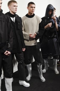 Backstage at A-Cold-Wall Men's Fall 2018