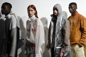 Backstage at A-Cold-Wall Men's Fall 2018