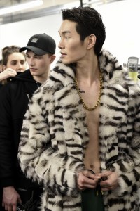Backstage at Blood Brother Men's Fall 2018