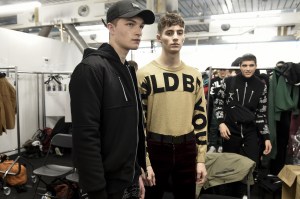 Backstage at Blood Brother Men's Fall 2018
