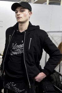Backstage at Blood Brother Men's Fall 2018