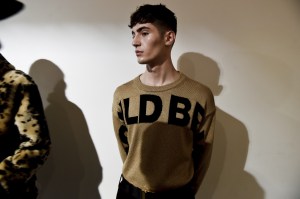 Backstage at Blood Brother Men's Fall 2018