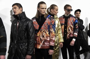 Backstage at Blood Brother Men's Fall 2018