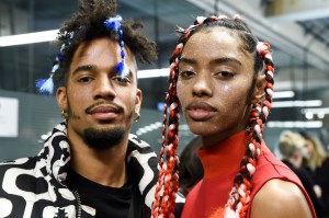 Backstage at Bobby Abley Men's Fall 2018