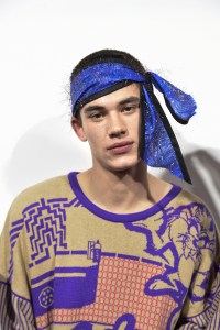 Backstage at Bobby Abley Men's Fall 2018