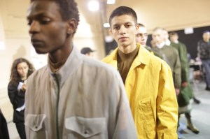 Backstage at OAMC Men's Fall 2018
