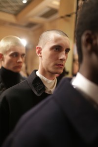 Backstage at OAMC Men's Fall 2018