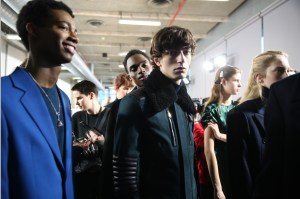 Backstage at Paul Smith Men's Fall 2018