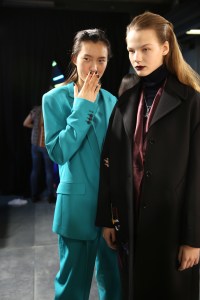 Backstage at Paul Smith Men's Fall 2018