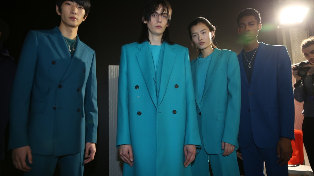 Backstage at Paul Smith Men's Fall 2018