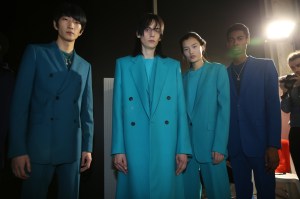 Backstage at Paul Smith Men's Fall 2018