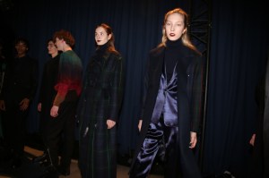 Backstage at Paul Smith Men's Fall 2018