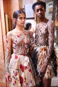 Backstage at Zuhair Murad Coutuer Spring 2018
