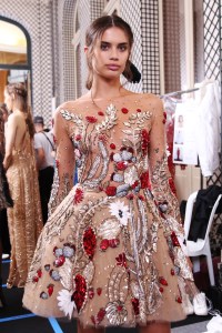 Backstage at Zuhair Murad Coutuer Spring 2018