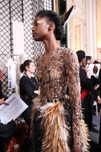 Backstage at Zuhair Murad Coutuer Spring 2018