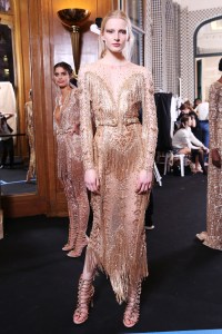 Backstage at Zuhair Murad Coutuer Spring 2018