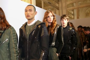 Backstage at Balmain Homme Men's Fall 2018