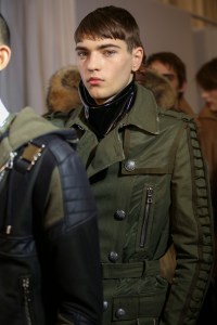 Backstage at Balmain Homme Men's Fall 2018