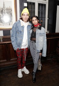 Hector Bellerin and Shree Patel