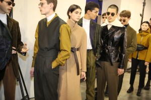 Backstage at Cerrutti 1881 Men's Fall 2018