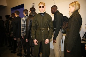 Backstage at Cerrutti 1881 Men's Fall 2018