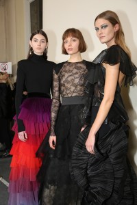 Backstage at Givenchy Couture Spring 2018