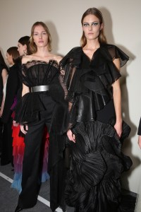 Backstage at Givenchy Couture Spring 2018