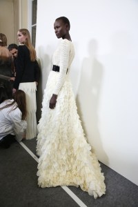 Backstage at Givenchy Couture Spring 2018