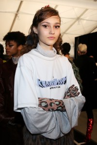 Backstage at Kenzo Men's Fall 2018