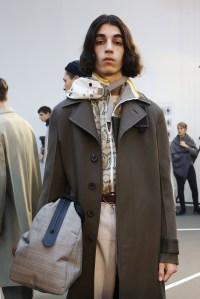 Backstage at Lanvin Men's Fall 2018