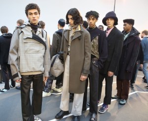 Backstage at Lanvin Men's Fall 2018
