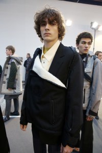 Backstage at Lanvin Men's Fall 2018