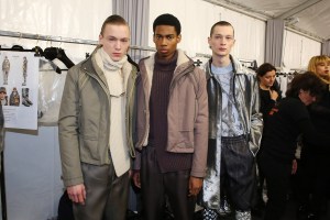Backstage at Louis Vuitton Men's Fall 2018