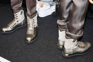 Backstage at Louis Vuitton Men's Fall 2018