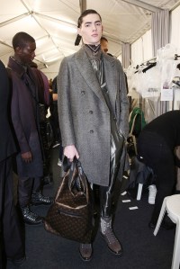 Backstage at Louis Vuitton Men's Fall 2018