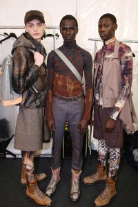 Backstage at Louis Vuitton Men's Fall 2018