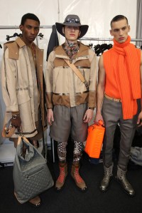 Backstage at Louis Vuitton Men's Fall 2018
