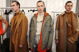 Backstage at Louis Vuitton Men's Fall 2018