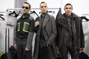 Backstage at Louis Vuitton Men's Fall 2018