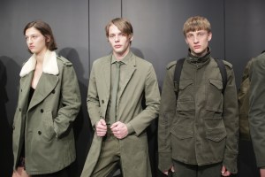 Backstage at Neil Barrett Men's Fall 2018
