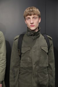 Backstage at Neil Barrett Men's Fall 2018