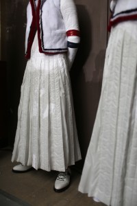 Backstage at Thom Browne Men's Fall 2018