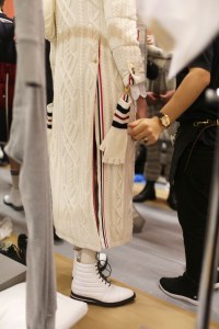 Backstage at Thom Browne Men's Fall 2018