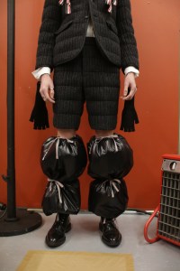 Backstage at Thom Browne Men's Fall 2018
