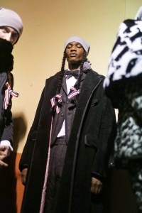 Backstage at Thom Browne Men's Fall 2018
