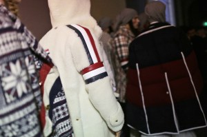 Backstage at Thom Browne Men's Fall 2018