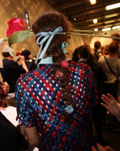 Backstage at Victor & Rolf Couture Spring 2018