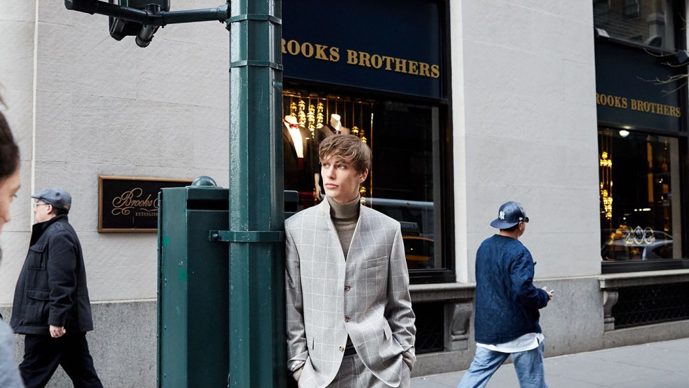 A look from Brooks Brothers.